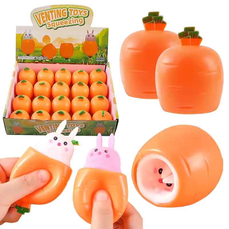 Baby Products Unique - Mainan Remas Kelinci Wortel Lucu Unik,