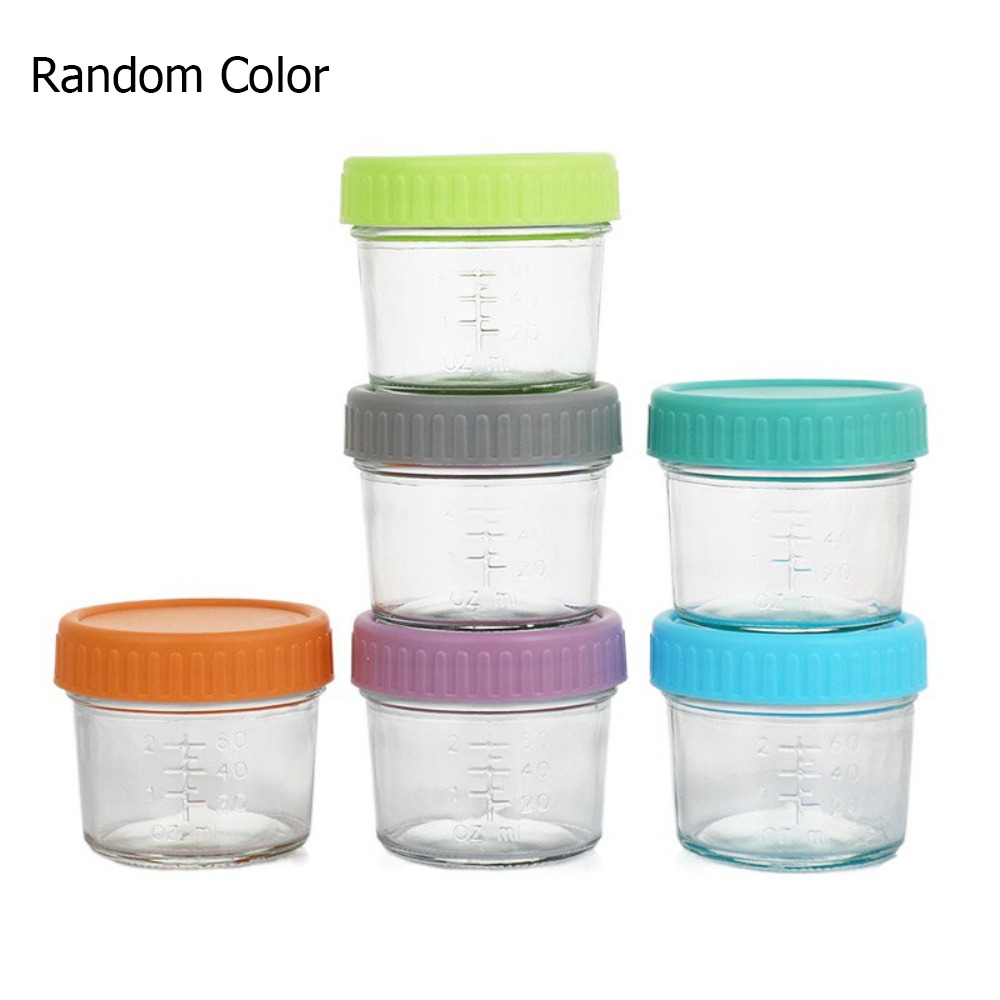 Baby Food Storage Jar - 6 Buah Stoples Makanan Bayi Kaca
