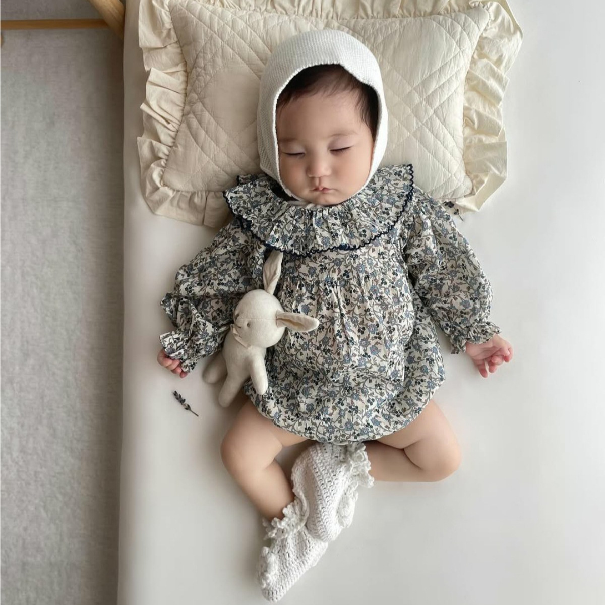 Baby Products Essential - Bodysuit Bayi Perempuan Baru Musim Semi