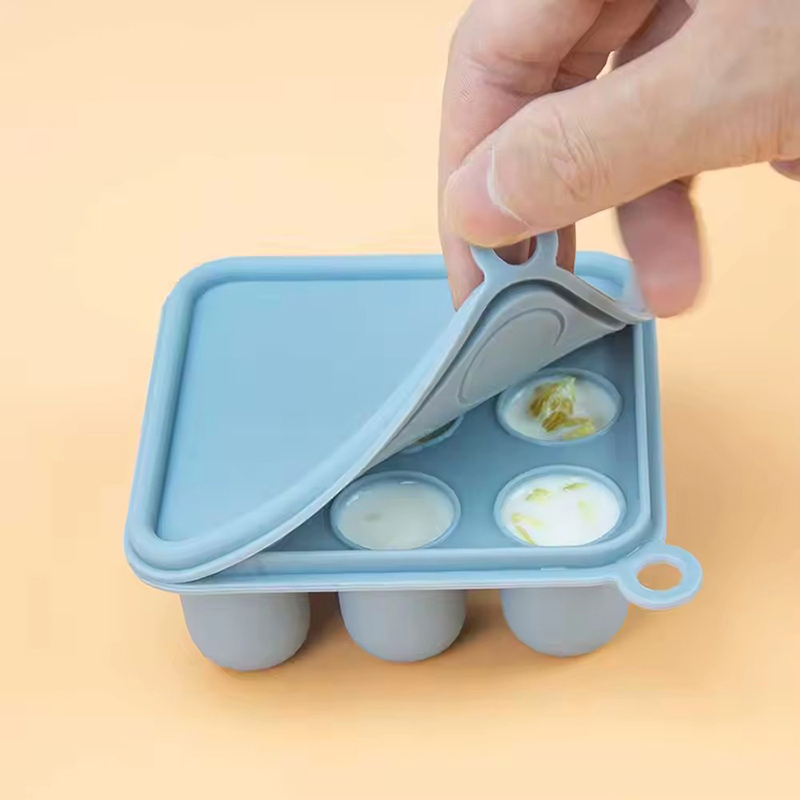 Baby Food Storage Jar - Cetakan Beku Makanan Bayi Silikon dengan