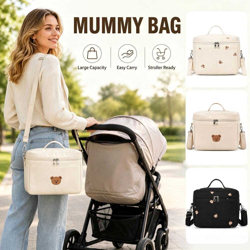 Tas Pendingin Botol Beruang Lu - Diaper Bag Backpack ulasan dan harga