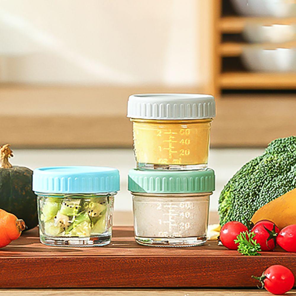 6 Buah Stoples Makanan Bayi Ka - Baby Food Storage Jar ulasan dan harga
