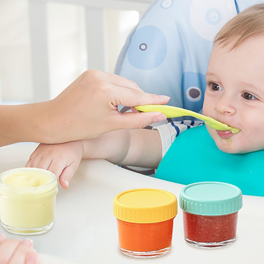 6 Buah Stoples Makanan Bayi Ka - Baby Food Storage Jar ulasan dan harga