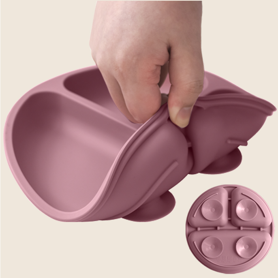 1 buah piring makan silikon pe - Baby Food Storage Jar ulasan dan harga