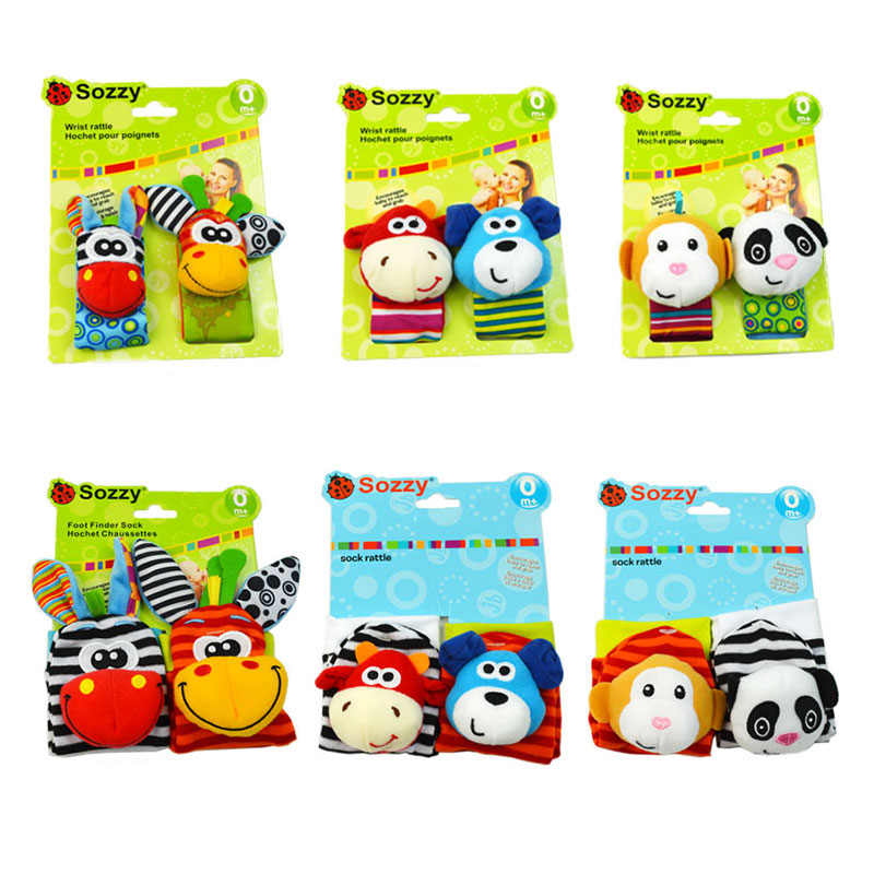 Kaus kaki bayi mainan kerincin - Baby Rattle Toy Set ulasan dan harga
