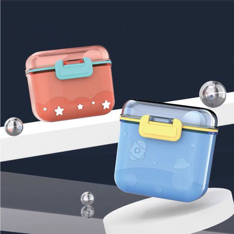 Kotak Susu Bubuk Roket Kartun, - Baby Food Storage Jar ulasan dan harga