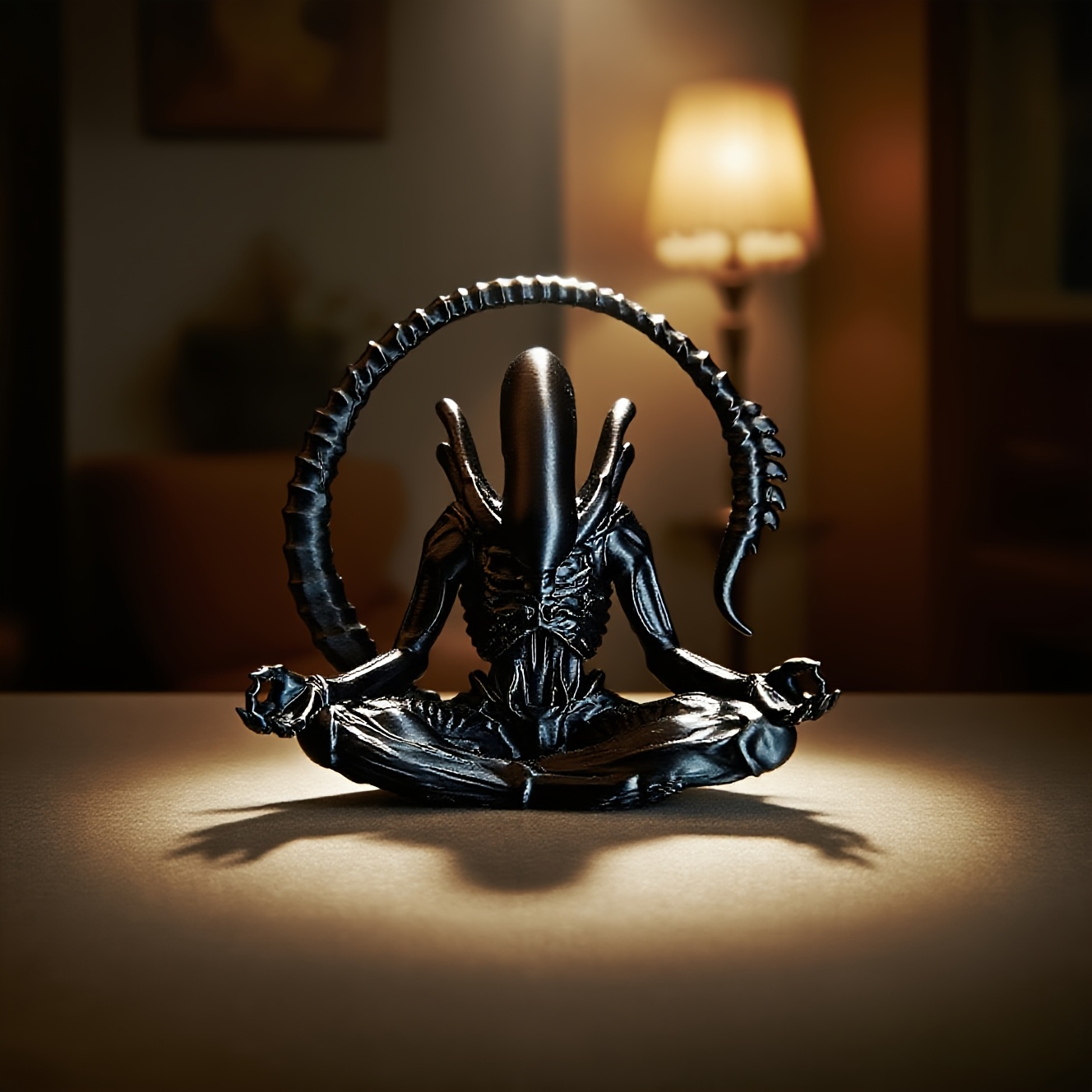Patung Alien Meditasi Cetak 3D - Baby Products Unique ulasan dan harga