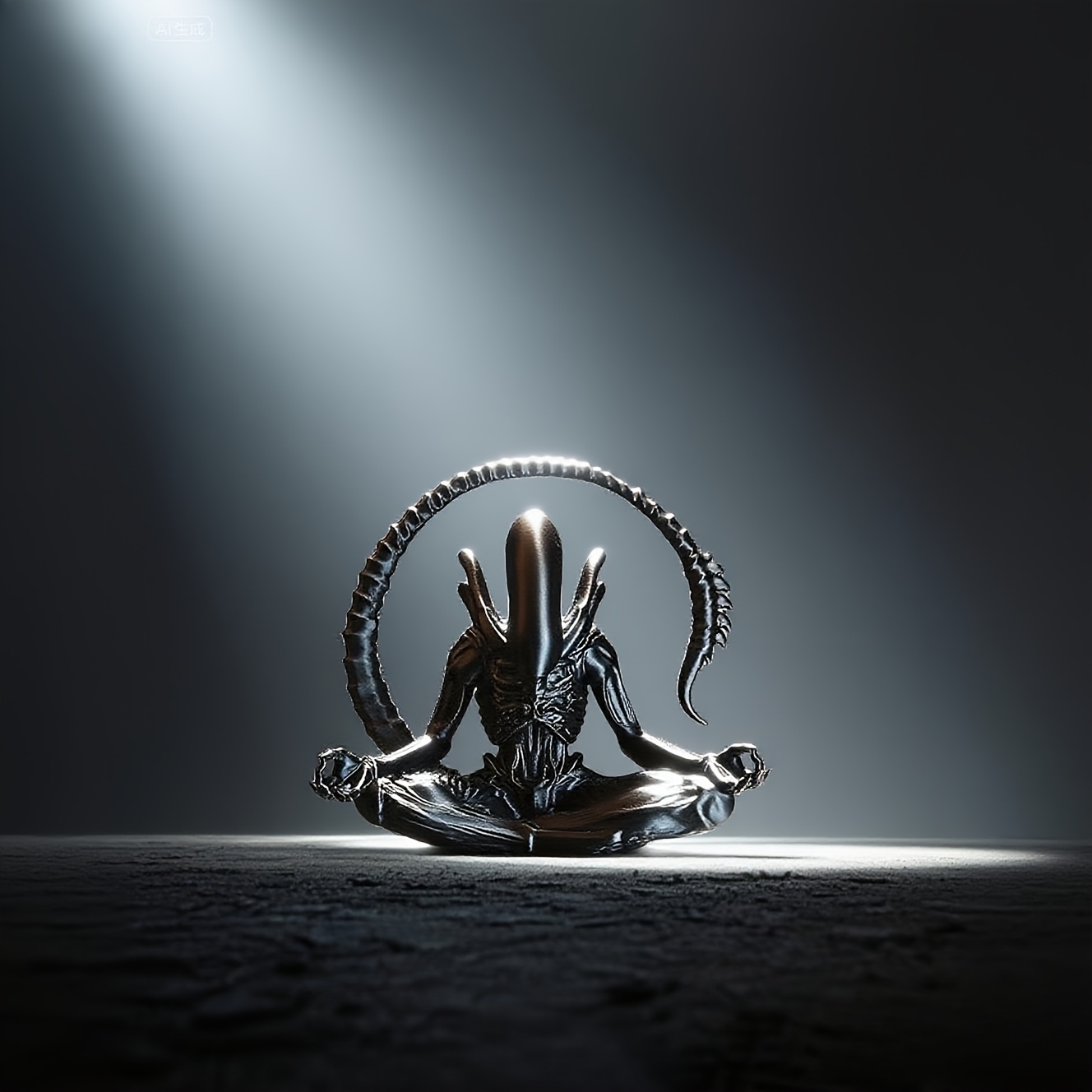 Patung Alien Meditasi Cetak 3D - Baby Products Unique ulasan dan harga